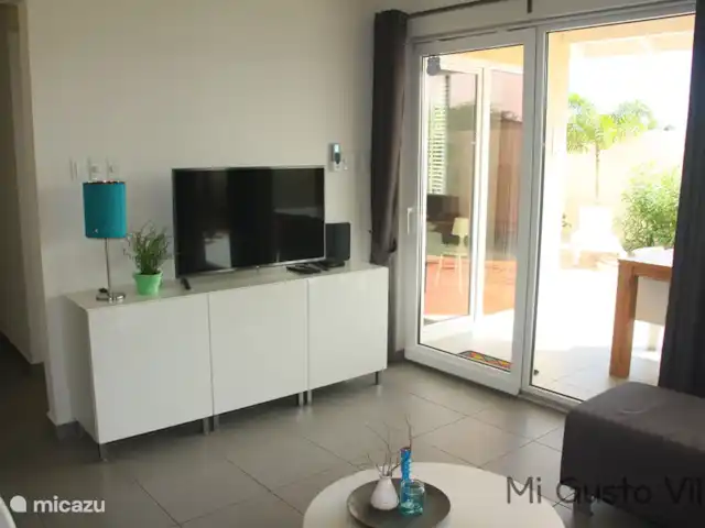 Location de Vacances Aruba, Paradera, Modanza, villa - Mi Gusto Villa Salon avec Smart TV