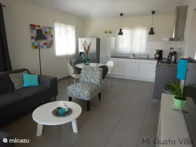 Location de Vacances Aruba, Paradera, Modanza, villa - Mi Gusto Villa Séjour/ Cuisine