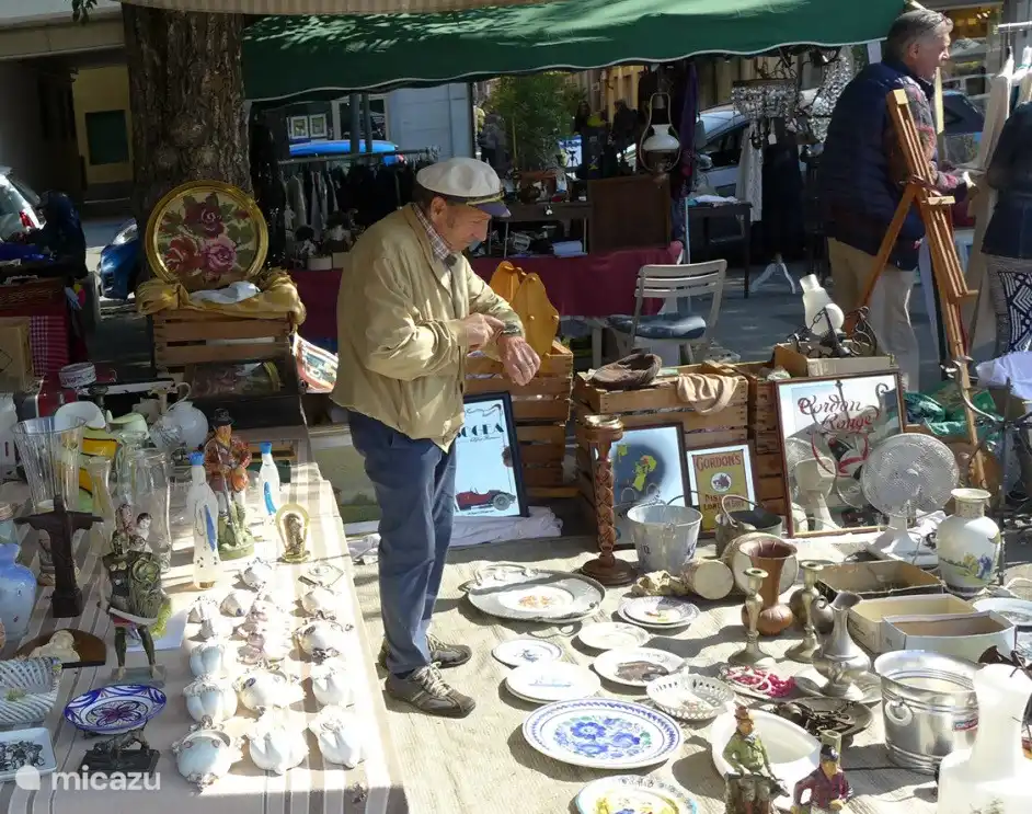 mercado de antigüedades