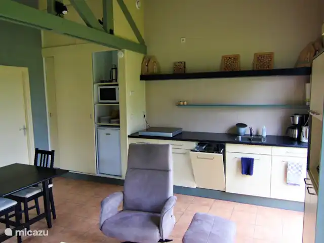 casa vacacional en Países Bajos, Barbante Septentrional, Hank – Pensión 'El Taller' cocina con electrodomésticos