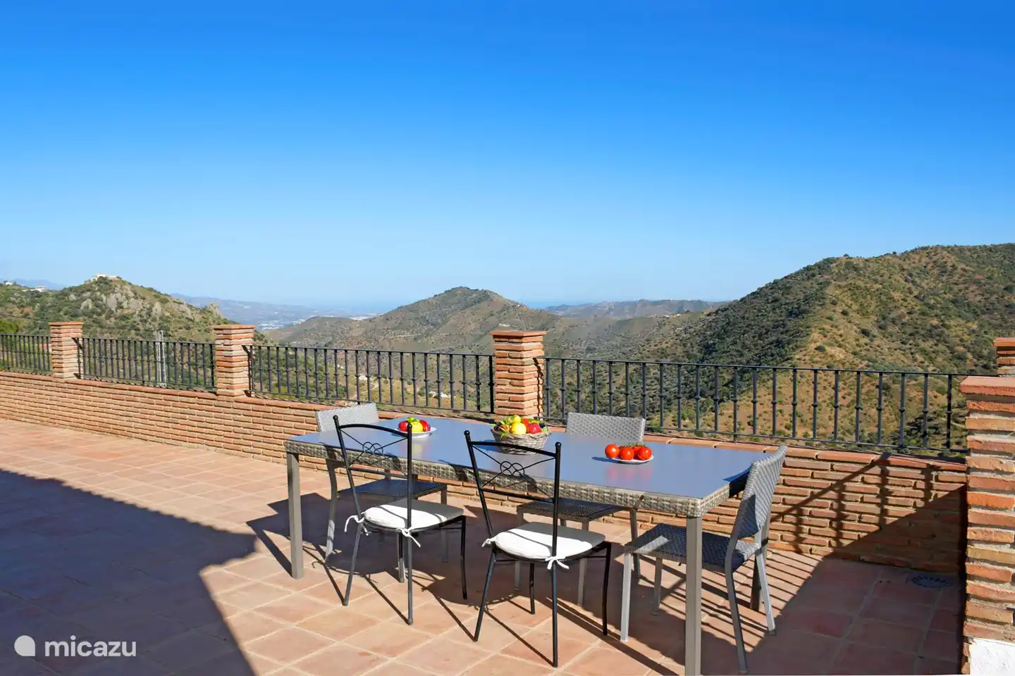 Vista al mar desde la terraza