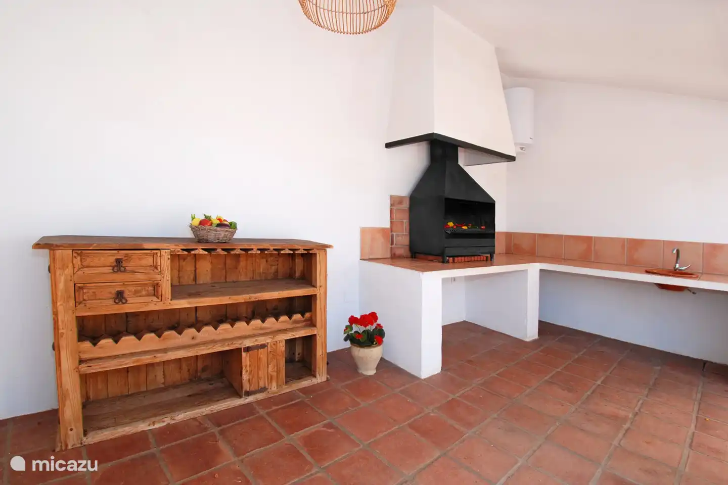 gran zona de barbacoa