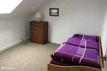 Vakantiehuis Duitsland, Eifel, Willwerath appartement Lichtval Slaapkamer 2 met onderschuifbed