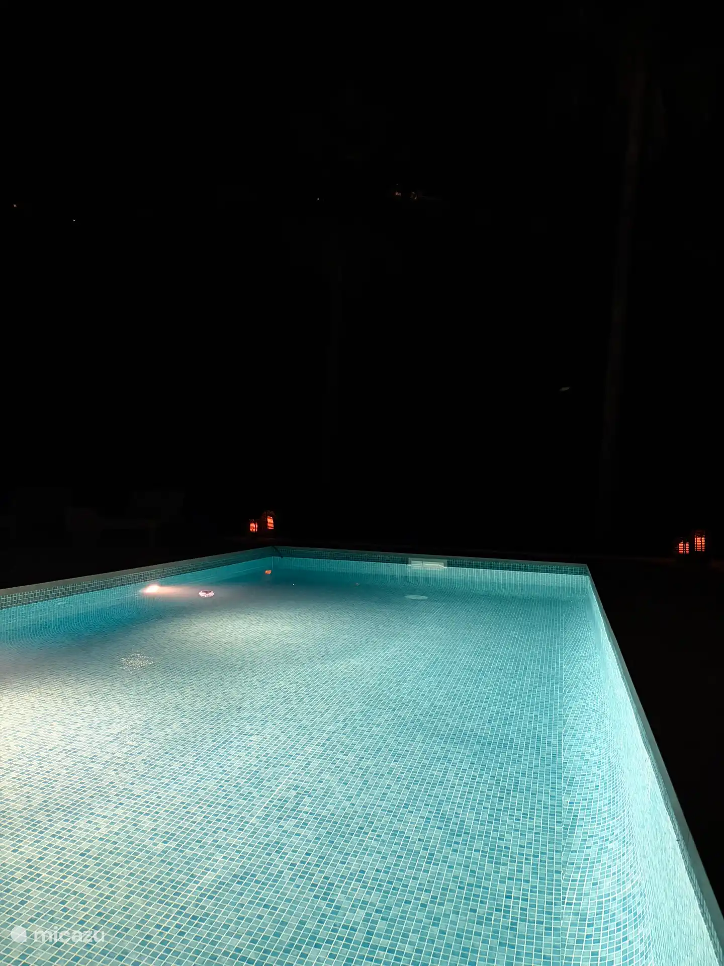 You can also enjoy swimming at night