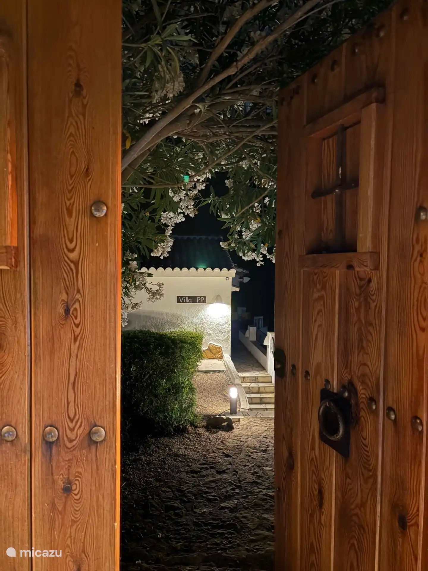 Gate and entrance villa PP