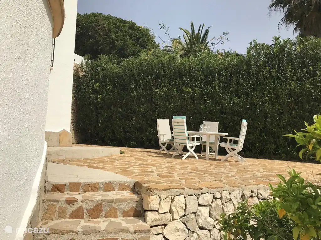 Mittlere Terrasse, ideal zum Frühstücken