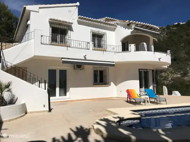 Villa PP à Moraira | Espagne, Costa Blanca, Benitachell - villa vue du canapé du salon
