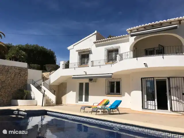 Villa PP à Moraira | Espagne, Costa Blanca, Benitachell - villa vue de la piscine