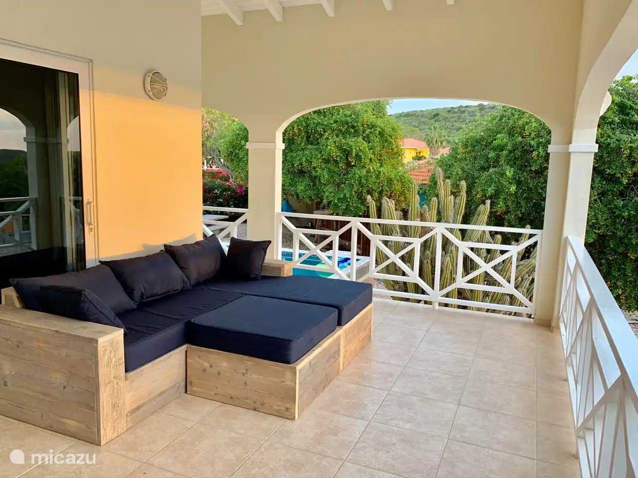 Lounge sofa on the terrace