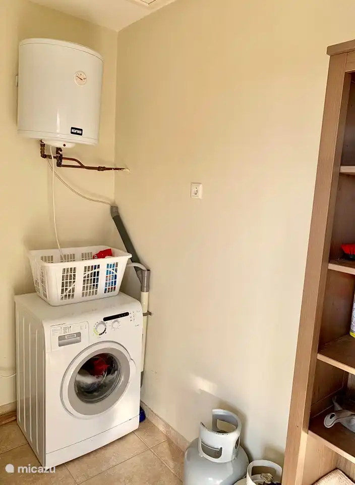 Washing machine and the hot water boiler