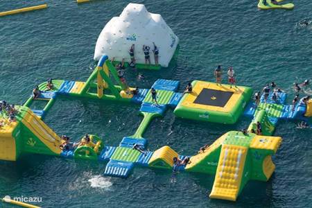 Children's play palace on water