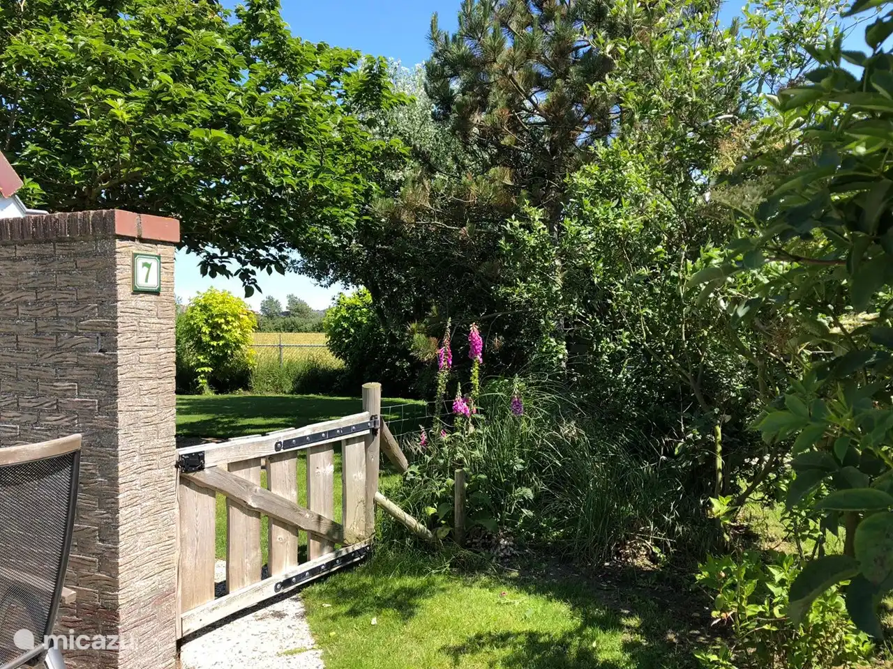 Valla al patio trasero