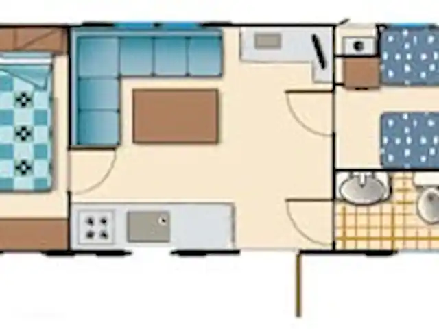 Mobil-home, Camping familial Toscane | Italie, Toscane, Viareggio - mobil-home agencement mobil-home