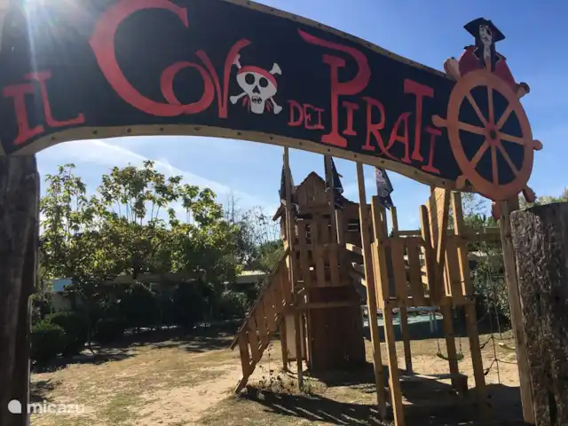 Mobil-home, Camping familial Toscane | Italie, Toscane, Viareggio - mobil-home aire de jeux pour enfants