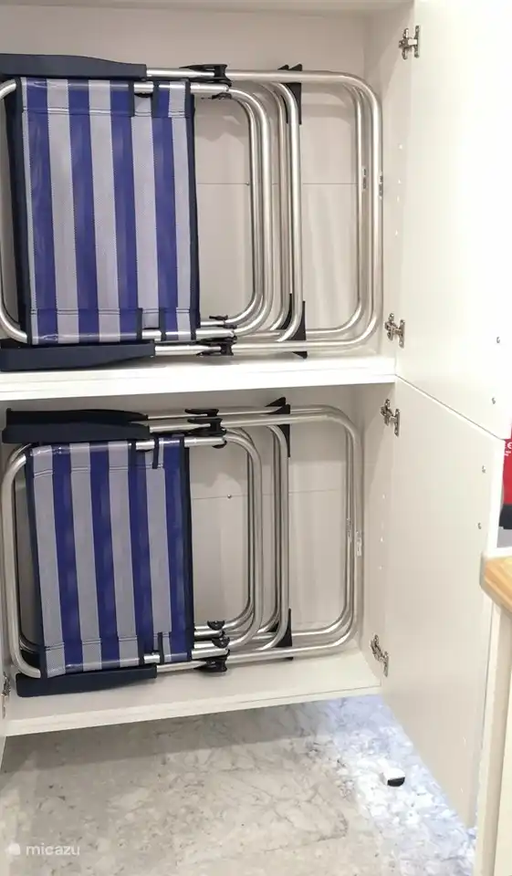 Vier Strandkörbe stehen zur Verfügung