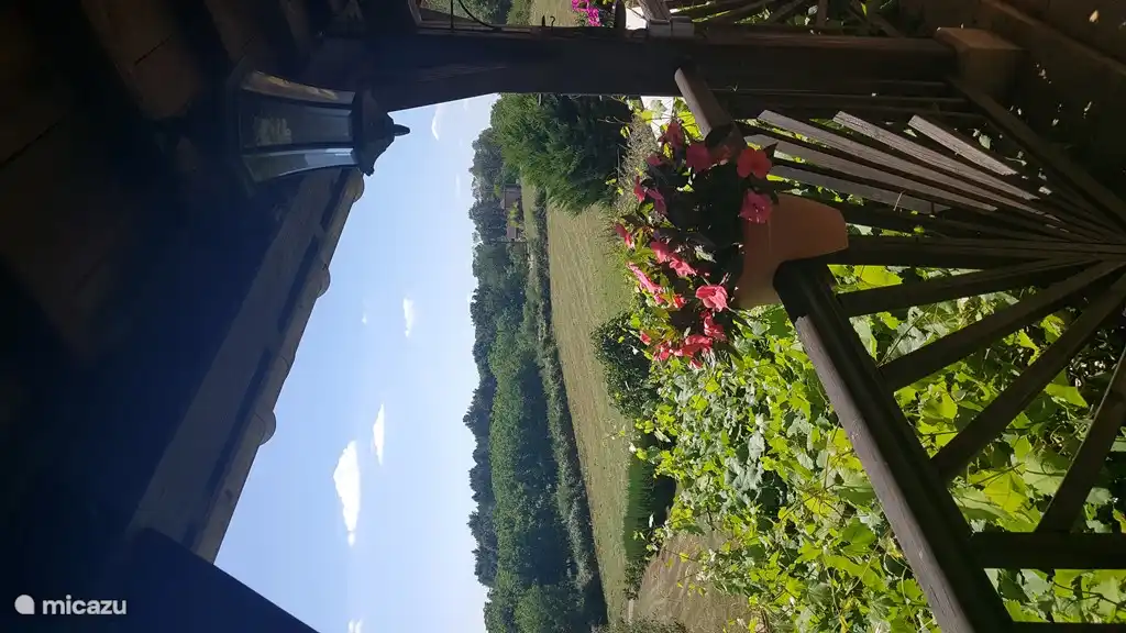 View from the high veranda (near the living room).