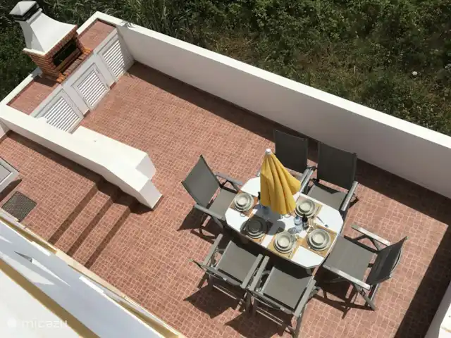 Location de Vacances Portugal, Beja, Zambujeira do Mar, maison de vacances - Zambujeira do Mar terrasse avec barbecue