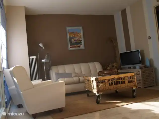 Le Racou Comte de Taillefer huren in Frankrijk, Pyrénées-Orientales, Argelès-sur-Mer - appartement Woonkamer