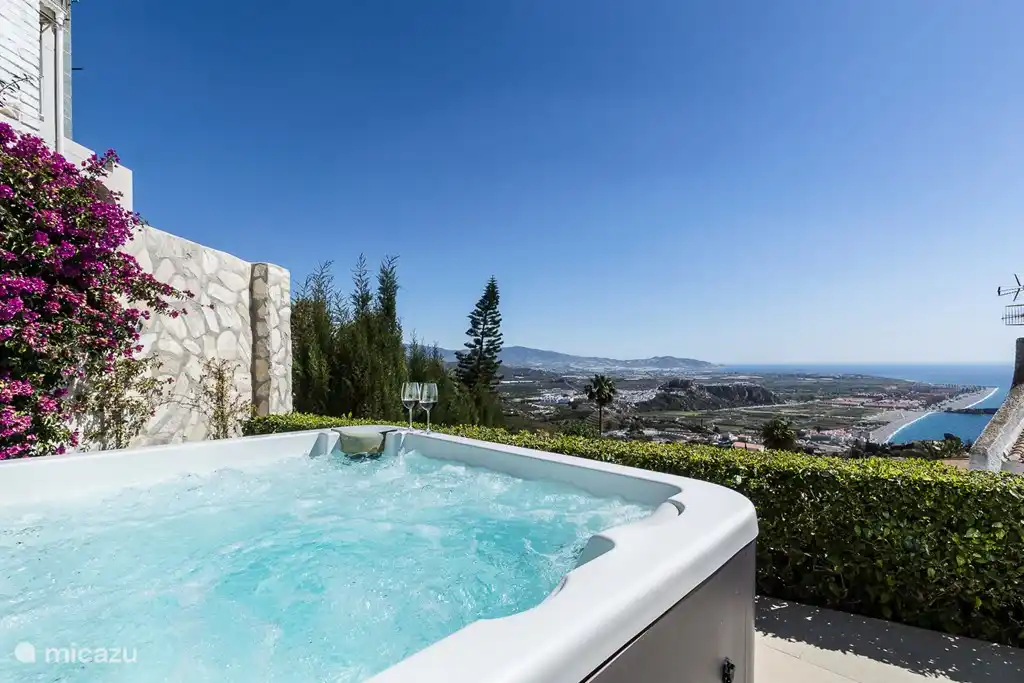 Genieten in de jaccuzi