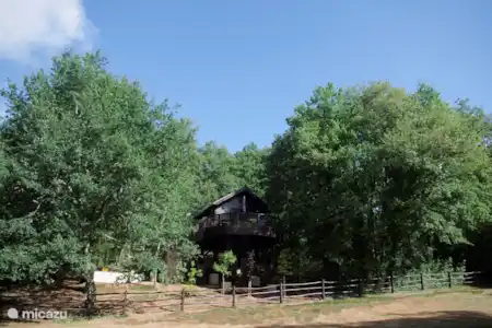 Vacation rental France, Dordogne, Auriac du Perigord cabin / lodge Cabane Mesange cabane mesange