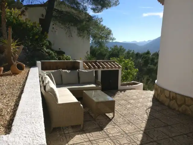Villa Arbolada - plage, vélo et randonnée | Espagne, Costa Blanca, Alcalali - villa Salon avec vue.