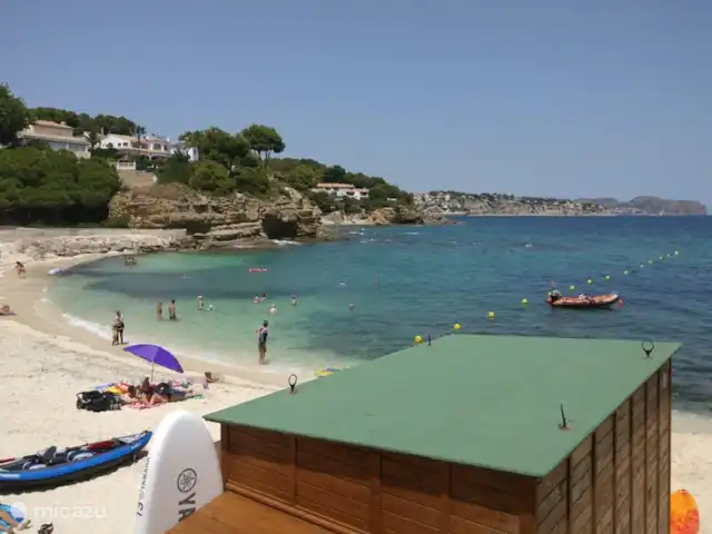 Villa Arbolada - plage, vélo et randonnée | Espagne, Costa Blanca, Alcalali - villa Dans un rayon de 20 km. distance, vous pouvez choisir parmi toutes sortes de plages différentes (ici Cala Fustera)