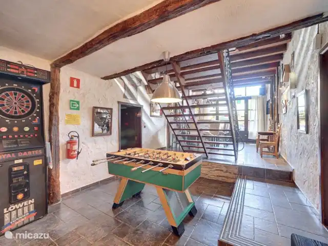 Maison de vacances de luxe 21 pers. Bouillon | Belgique, Ardennes, Bouillon - maison de vacances Fléchettes et match de football au café