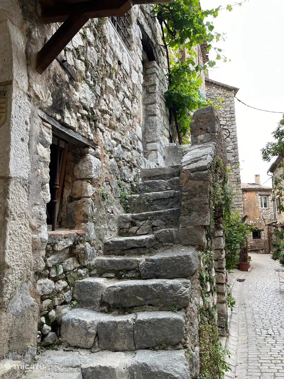 Picturesque street in Tourettes-sur-Loupe 
