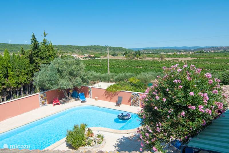 Casa vacacional Francia, Aude, Pouzols-Minervois Casa vacacional La piscina