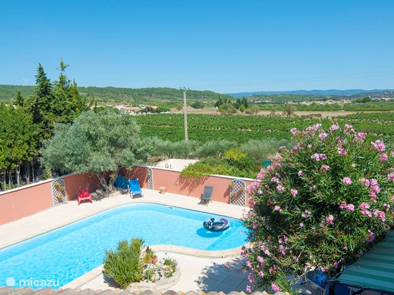 Casa vacacional Francia, Aude, Pouzols-Minervois Casa vacacional La piscina
