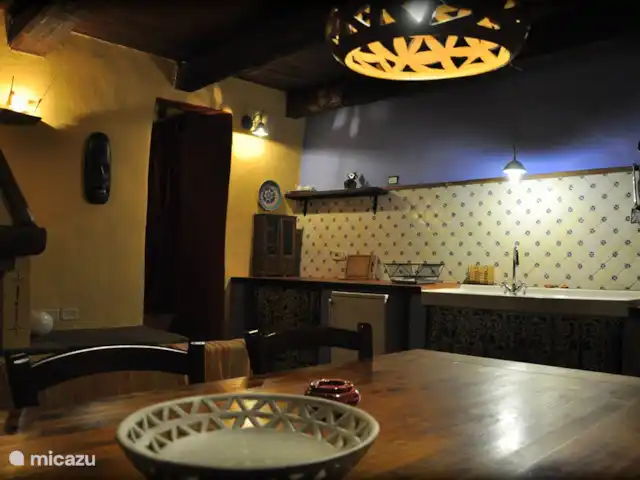 Location de Vacances Italie, Toscane, Santa Fiora, ferme - Podere di Maggio - Casa Grande La cuisine