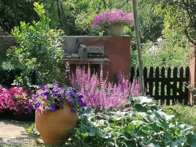 Location de Vacances Italie, Toscane, Santa Fiora, ferme - Podere di Maggio - Casa Grande Un détail du jardin