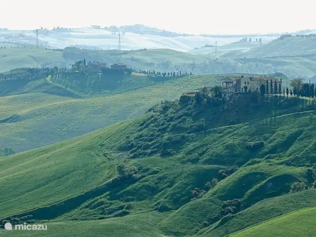 Location de Vacances Italie, Toscane, Santa Fiora, ferme - Podere di Maggio - Casa della Nonna Le paysage du sud de la Toscane