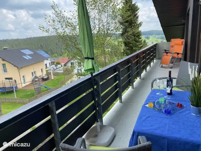 Location de Vacances Allemagne, Forêt-Noire , Schönwald im Schwarzwald, appartement - Appartement Schönwald Grand balcon orienté sud-est