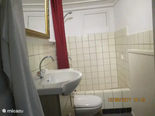 Maison Rumpen Brunssum jusqu'à 10 pers. | Pays-Bas, Limbourg, Brunssum - maison de vacances salle de bain avec douche, lavabo et 2ème WC