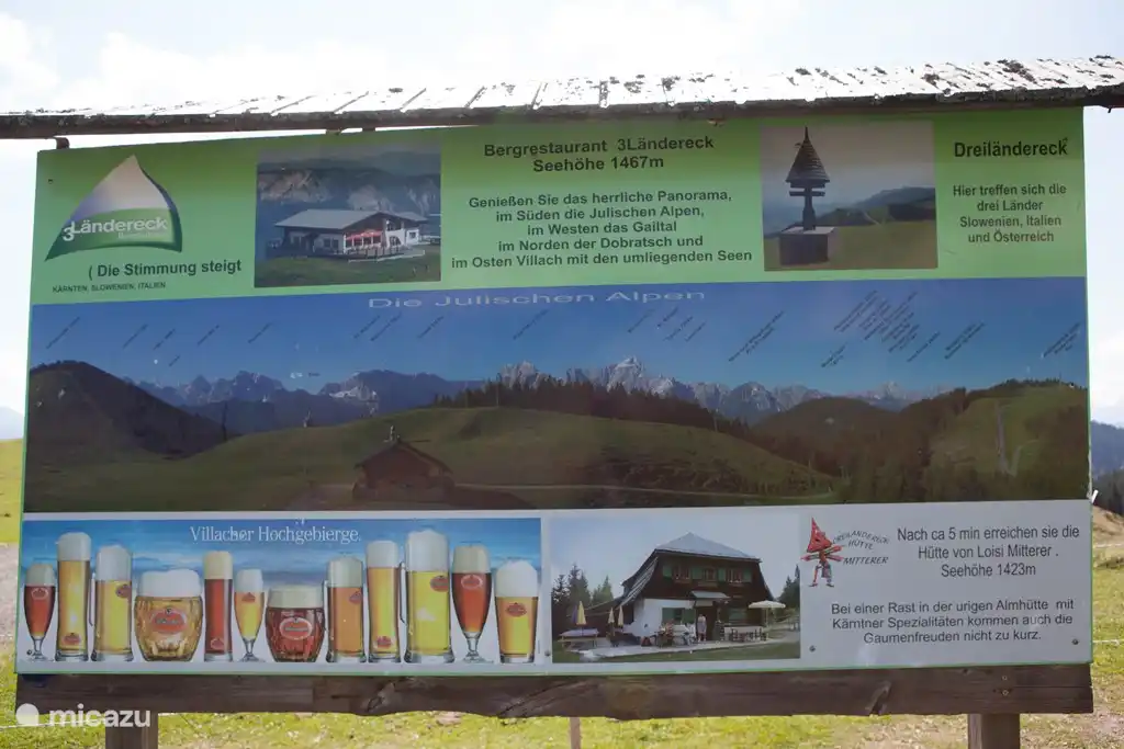 Anschlagtafeln Dreiländereck