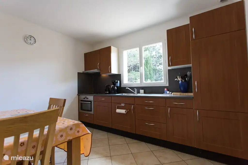 Kitchen with all necessary equipment, crockery and kitchen utensils