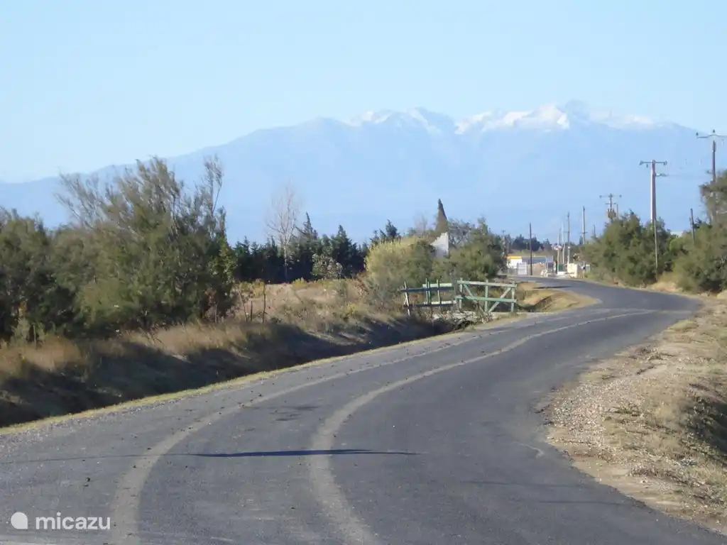 View of the quiet village roads where there are also beautiful cycling and walking routes