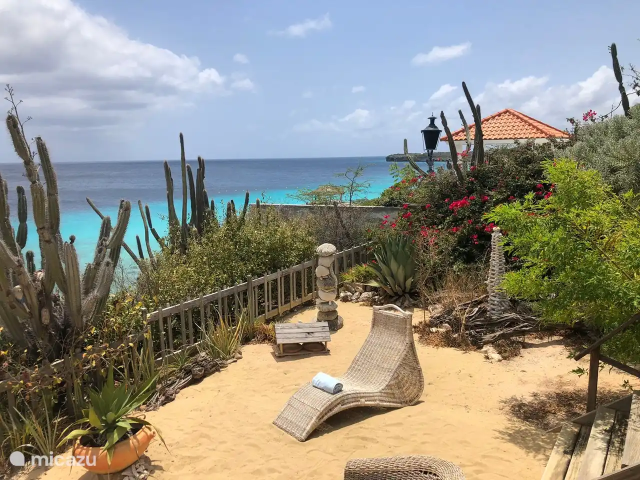 Nuestra 'playa' en nuestro propio jardín