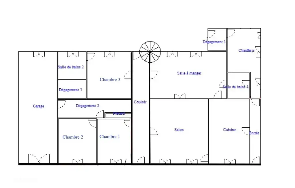 Grundriss des Hauses