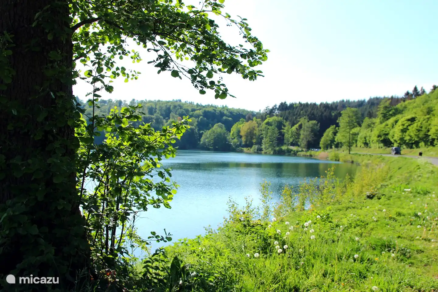 Itinéraire pédestre autour du Pulvermaar de 2,3 km.
