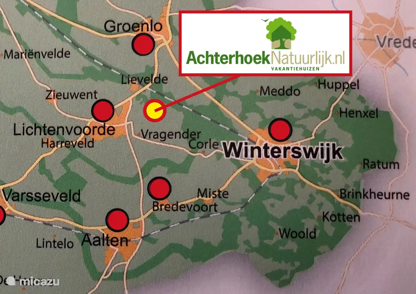 Für Groß und Klein gibt es in unmittelbarer Nähe viel zu entdecken und zu erleben. Erleben Sie die Achterhoek-Mentalität; Freundlich, bodenständig und hilfsbereit. Erleben Sie die Natur in Kombination mit kulturellen und historischen Elementen. Fühlen Sie sich willkommen und genießen Sie die idyllischen Plätze.