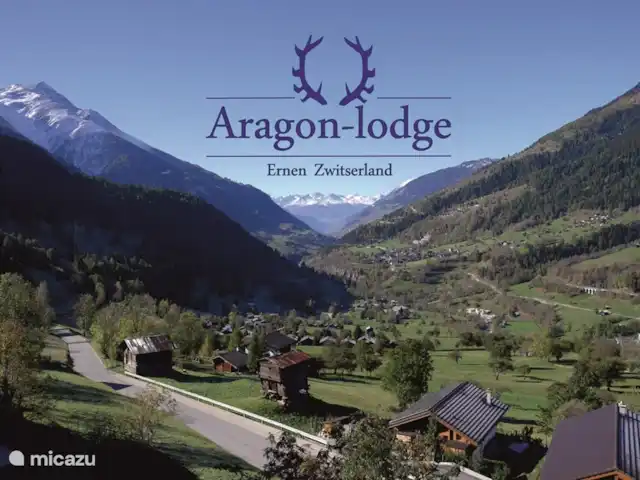 Aragón en Suiza, Valais, Ernen - apartamento Balcón vista hacia Brig