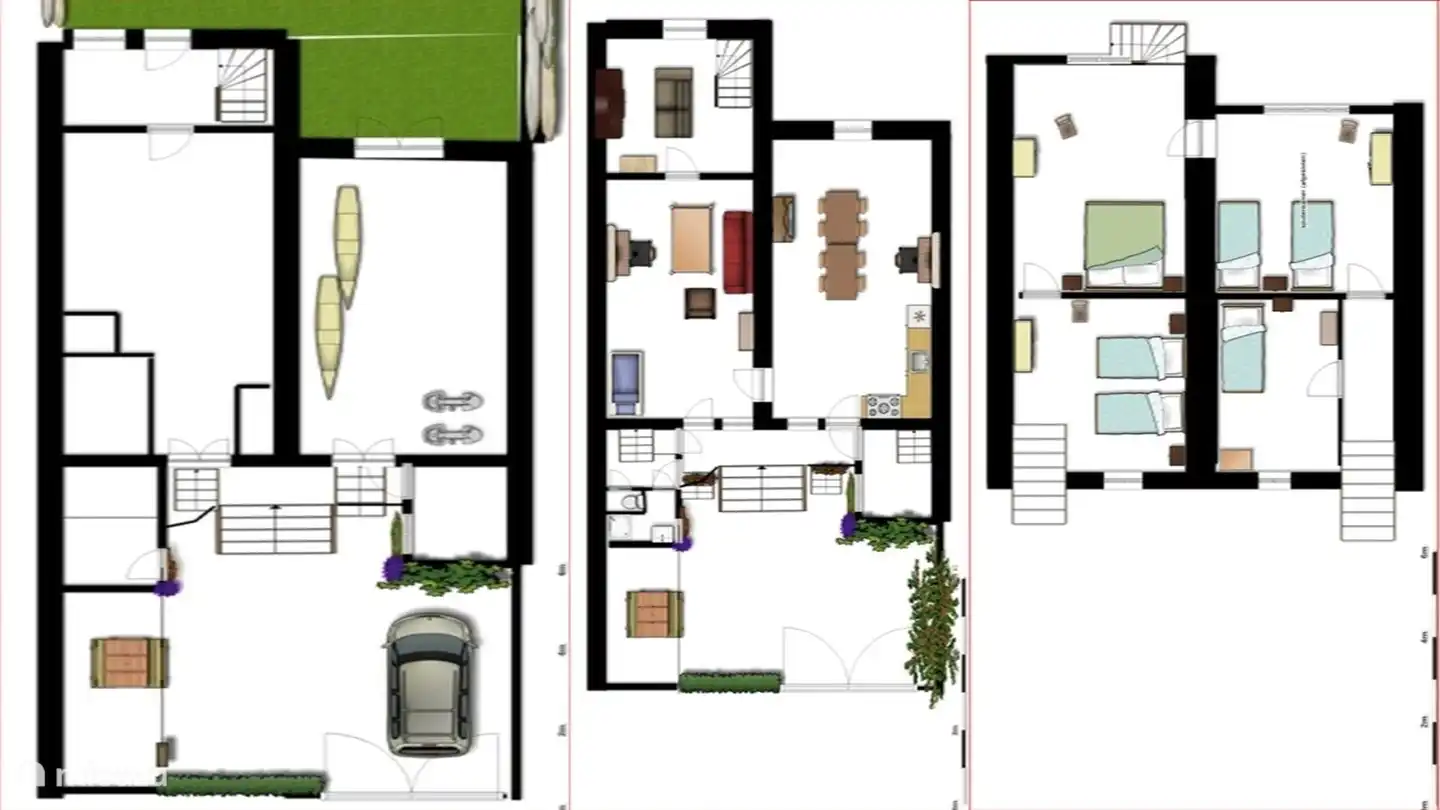 mapa de la casa del pescador