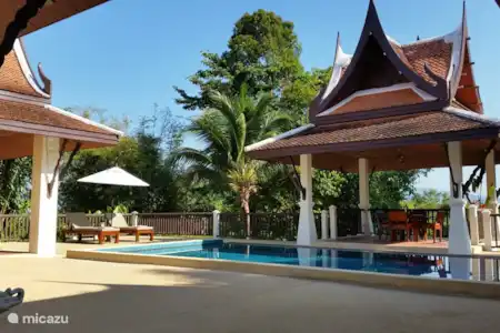 Vakantiehuis Thailand, Phang Nga, Khao Lak villa Villa Suwan Chang terras