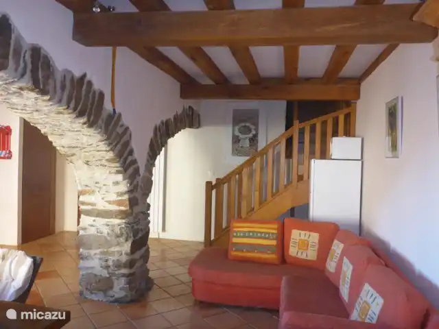 boerderij huren in Frankrijk, Pyrénées-Orientales, Prats-de-Mollo-la-Preste – 'La maison de Xatart' Lekker bijkomen in de zithoek.