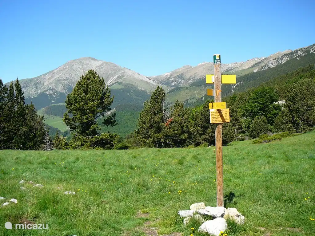 Wonderful hiking in the mountains.