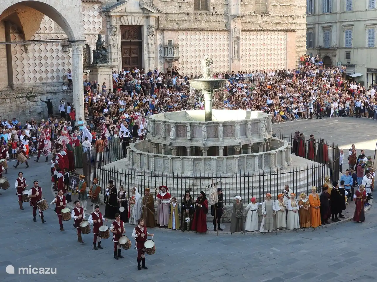 Jährlich feiert Perugia seine Blütezeit im 15. Jahrhundert