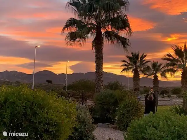 Casa Picasso huren in Spanje, Costa Cálida, Mazarrón - bungalow Prachtige zonsondergang vanuit de tuin