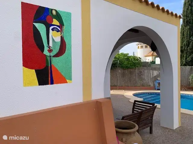 Casa Picasso huren in Spanje, Costa Cálida, Mazarrón - bungalow Picasso op de muur.